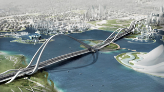 Illustration for article titled Dubai to Build the World's Largest Arch Bridge in 2012